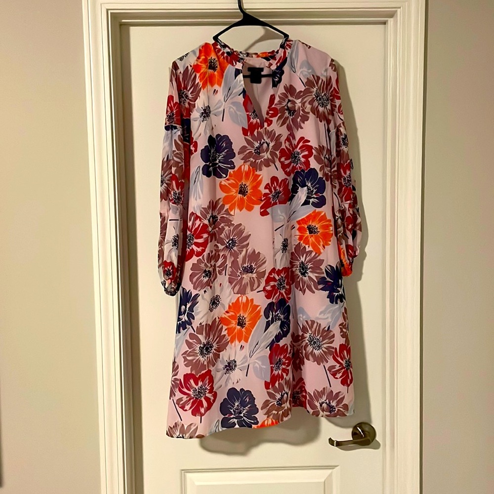 Lilac Flower Ann Taylor Dress